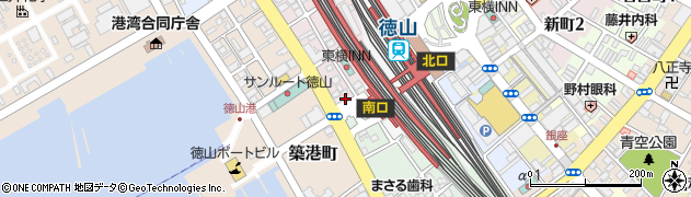 ニッポンレンタカー徳山駅新幹線口営業所周辺の地図