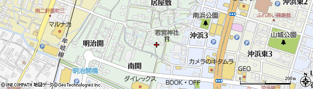 徳島県徳島市沖浜町（大木）周辺の地図