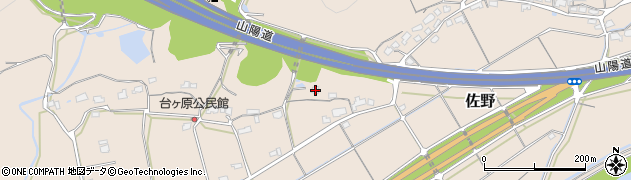 山口県防府市佐野1324周辺の地図