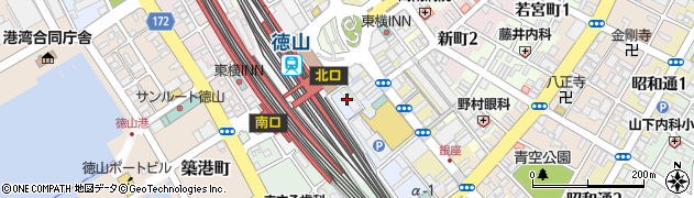 商工組合中央金庫徳山支店周辺の地図