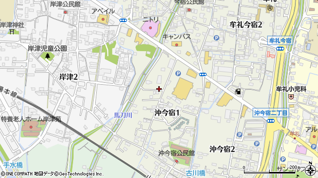 〒747-0013 山口県防府市沖今宿の地図