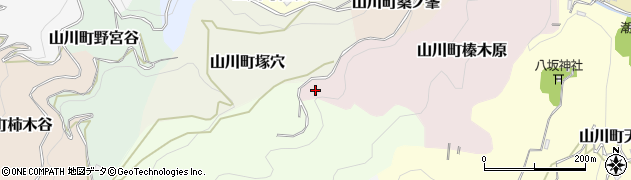 徳島県吉野川市山川町榛木原周辺の地図