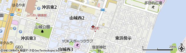 徳島県徳島市山城町西浜傍示159周辺の地図