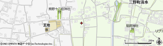 徳島県三好市三野町清水1139周辺の地図
