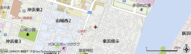 徳島県徳島市山城町東浜傍示18周辺の地図