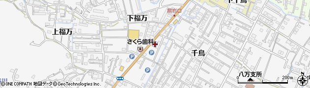 徳島県徳島市八万町下福万160周辺の地図