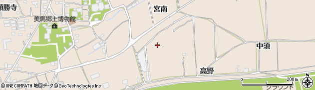 徳島県美馬市美馬町宮南33周辺の地図