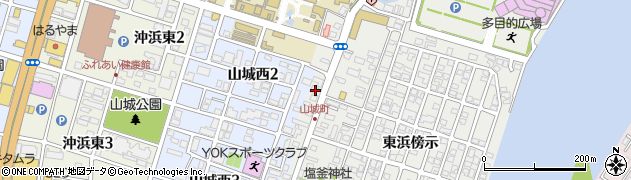 徳島県徳島市山城町西浜傍示161周辺の地図