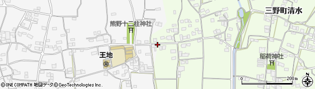 徳島県三好市三野町清水1403周辺の地図