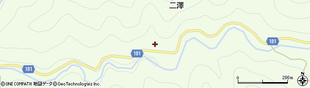 和歌山県有田郡有田川町二澤116周辺の地図
