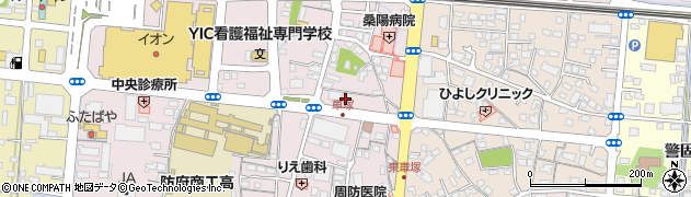 山口県防府市車塚町周辺の地図
