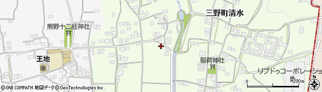 徳島県三好市三野町清水1130周辺の地図