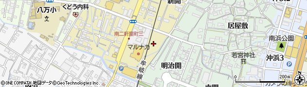 徳島県徳島市南二軒屋町（中須）周辺の地図