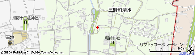 徳島県三好市三野町清水1108周辺の地図