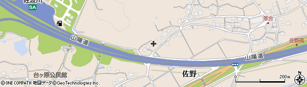 山口県防府市佐野1247周辺の地図