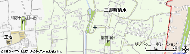 徳島県三好市三野町清水910周辺の地図