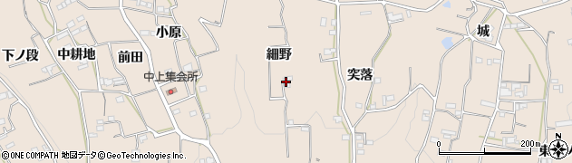 徳島県美馬市美馬町細野43周辺の地図