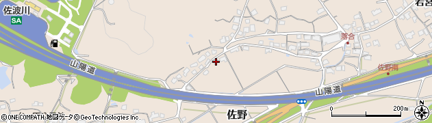 山口県防府市佐野1257周辺の地図