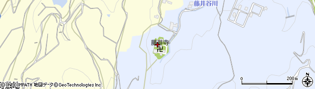 金剛山藤井寺周辺の地図