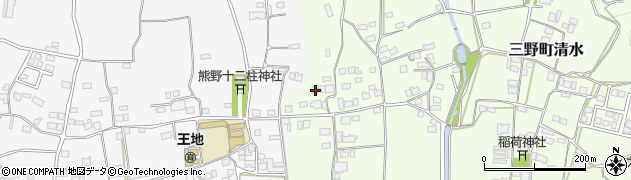 徳島県三好市三野町清水1146周辺の地図