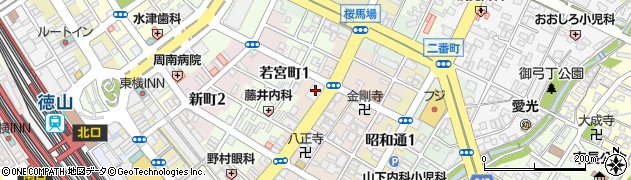 株式会社西京銀行　システム部・ＡＴＭ照会センター周辺の地図
