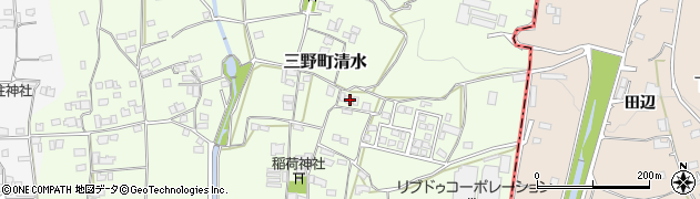 徳島県三好市三野町清水1035周辺の地図