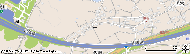 山口県防府市佐野1151周辺の地図