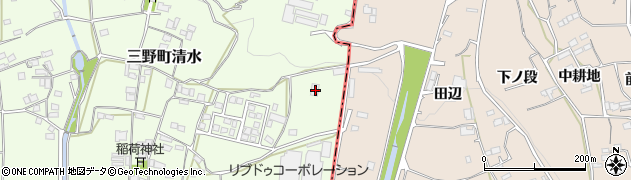 徳島県三好市三野町清水1012周辺の地図