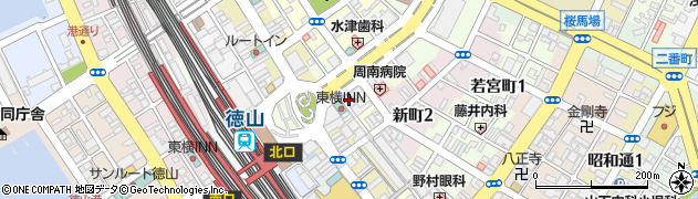 東山口信用金庫徳山支店周辺の地図