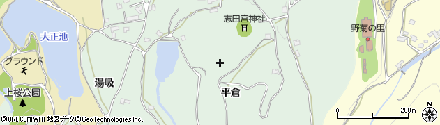 徳島県吉野川市川島町山田周辺の地図