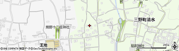 徳島県三好市三野町清水1161周辺の地図