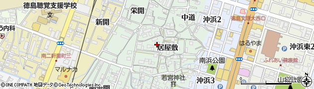 徳島県徳島市沖浜町周辺の地図