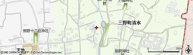 徳島県三好市三野町清水1193周辺の地図