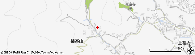 徳島県徳島市八万町（柿谷）周辺の地図