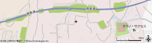 徳島県三好市三野町勢力1018周辺の地図