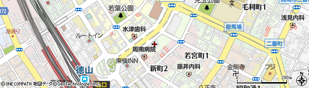 メガネのタナカ徳山住友生命ビル店周辺の地図