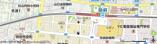 鴎州塾防府校周辺の地図