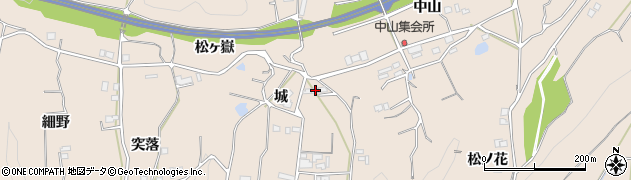 徳島県美馬市美馬町城120周辺の地図
