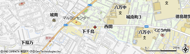 徳島県徳島市南二軒屋町（石井利）周辺の地図