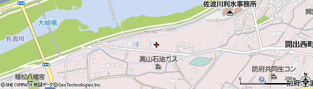 西日本液化ガス株式会社　防府支店周辺の地図