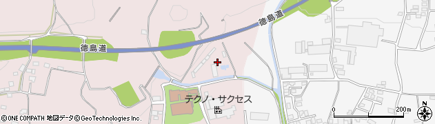 徳島県三好市三野町勢力809周辺の地図