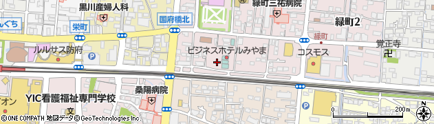 有限会社周防タクシー　事務所周辺の地図