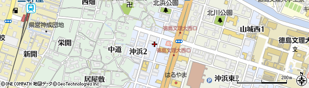 徳島ミシン修理センター　徳島店周辺の地図