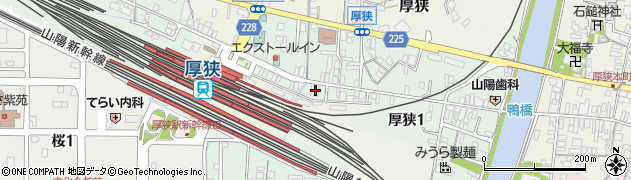 山口銀行厚狭支店周辺の地図