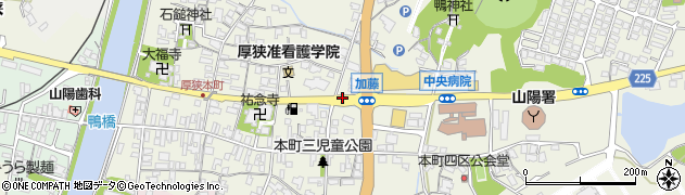 中央病院前周辺の地図