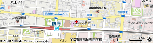 広島銀行防府支店周辺の地図