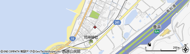 香川県観音寺市豊浜町箕浦1573周辺の地図