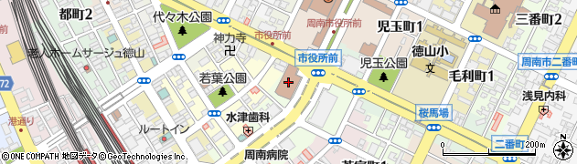 徳山郵便局配達周辺の地図