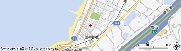 香川県観音寺市豊浜町箕浦1566周辺の地図