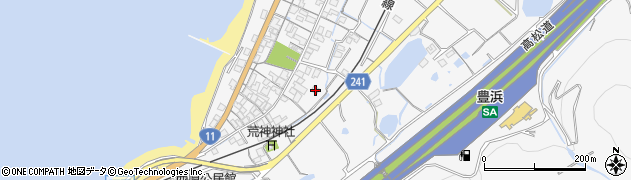 香川県観音寺市豊浜町箕浦1603周辺の地図
